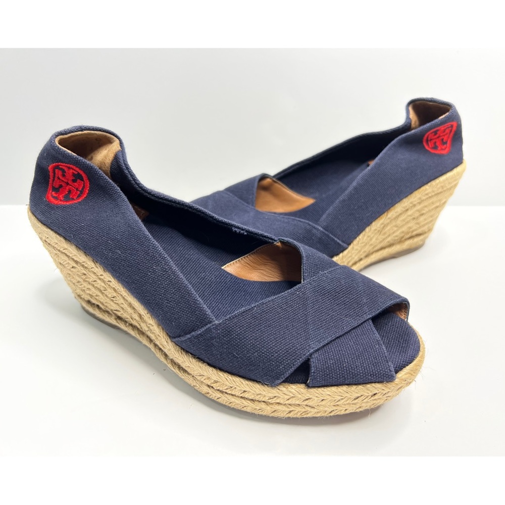 Tory Burch Filipa Espadrille Wedge Size 6